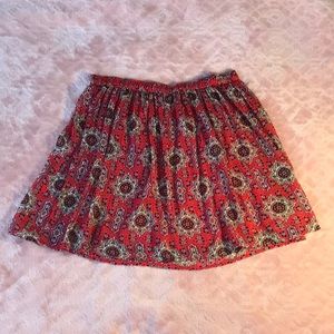 Red Hollister skirt